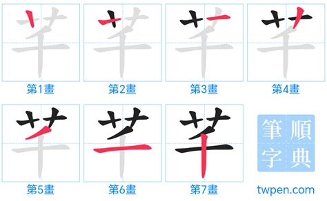 芊幾劃|芊的筆順 國字「芊」筆畫